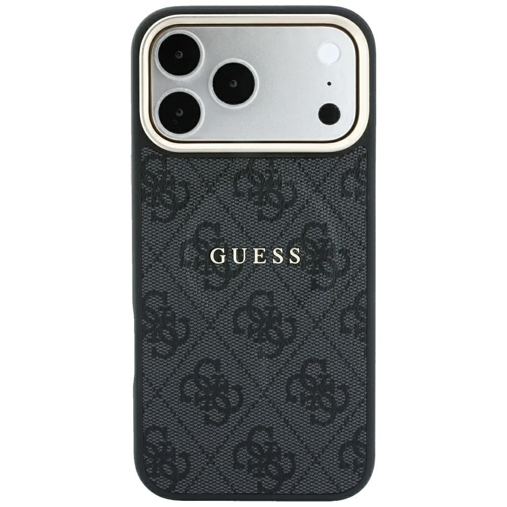 Husă Guess 4G Embossed Ring Classic Logo MagSafe pentru iPhone 17 Pro Max – negru — imagine 2