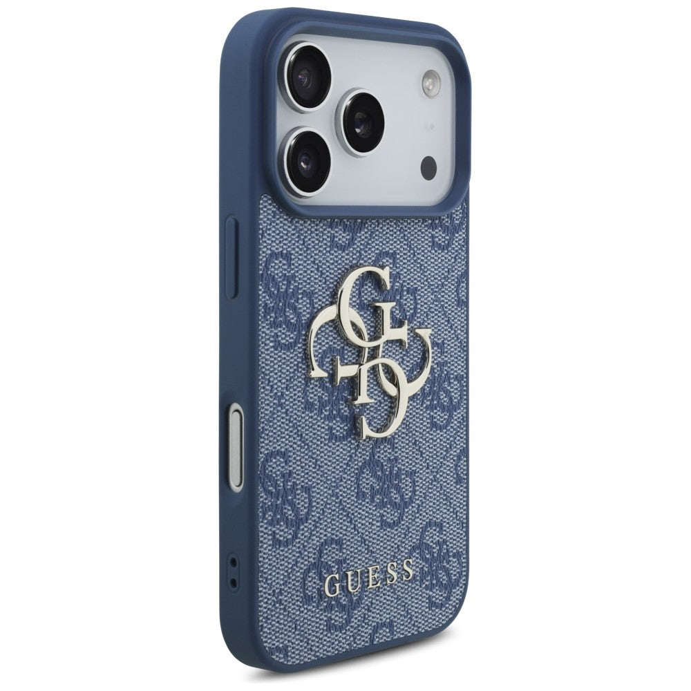 Husă Guess Hardcase 4G Big Logo pentru iPhone 17 Pro Max – albastru (GUHCP18X4GMGBL) — imagine 4