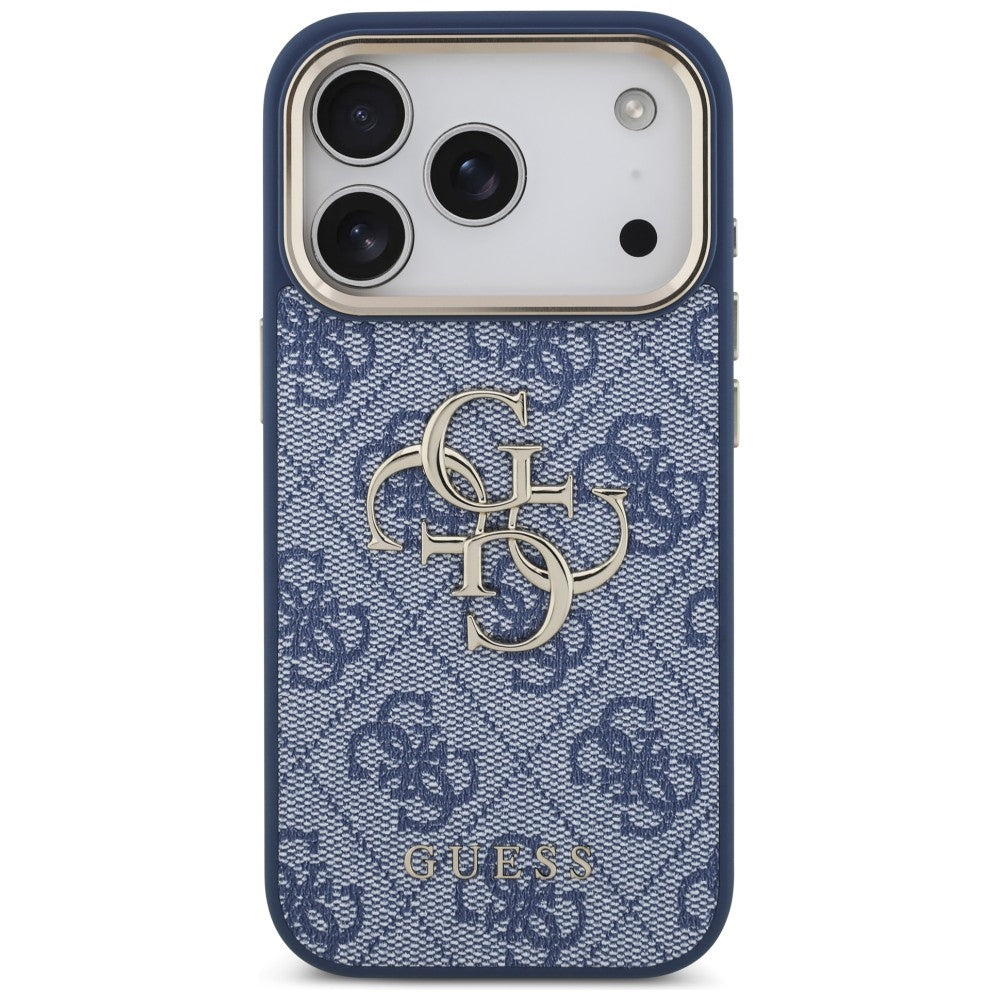 Husă Guess Hardcase 4G Big Classic Logo pentru iPhone 17 Pro Max – albastru — imagine 3