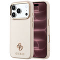 Husă Guess Saffiano Small 4G Classic MagSafe pentru iPhone 17 Pro Max – bej — imagine 1