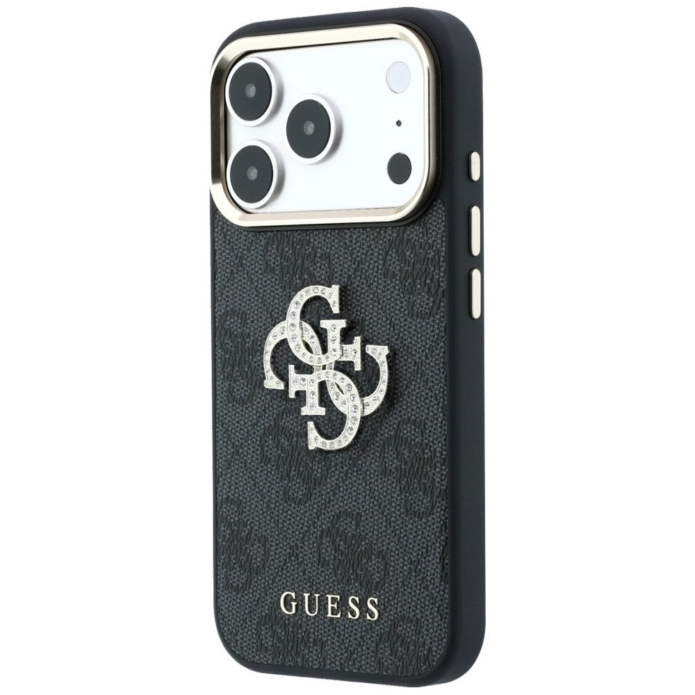 Husă Guess Hardcase 4G Big Strass Logo pentru iPhone 17 Pro Max – negru — imagine 2