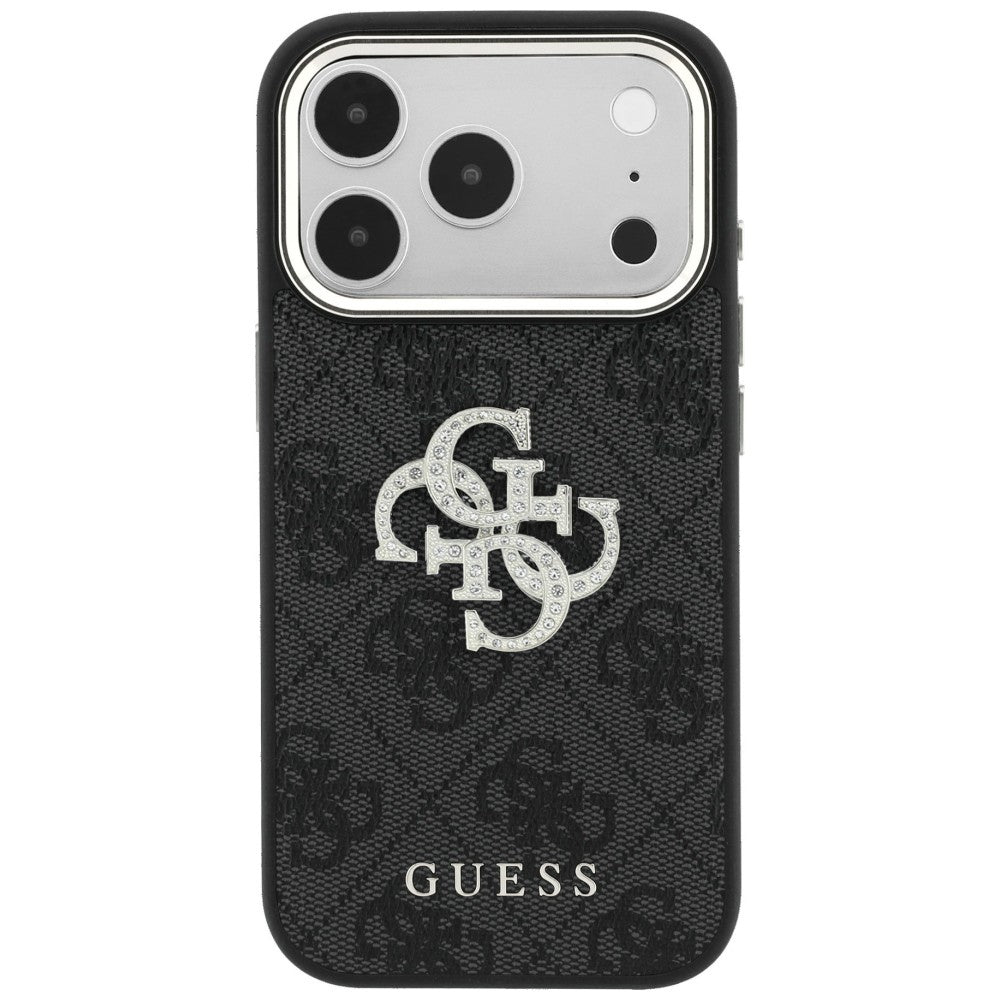 Husă Guess Hardcase 4G Big Strass Logo pentru iPhone 17 Pro Max – negru — imagine 3