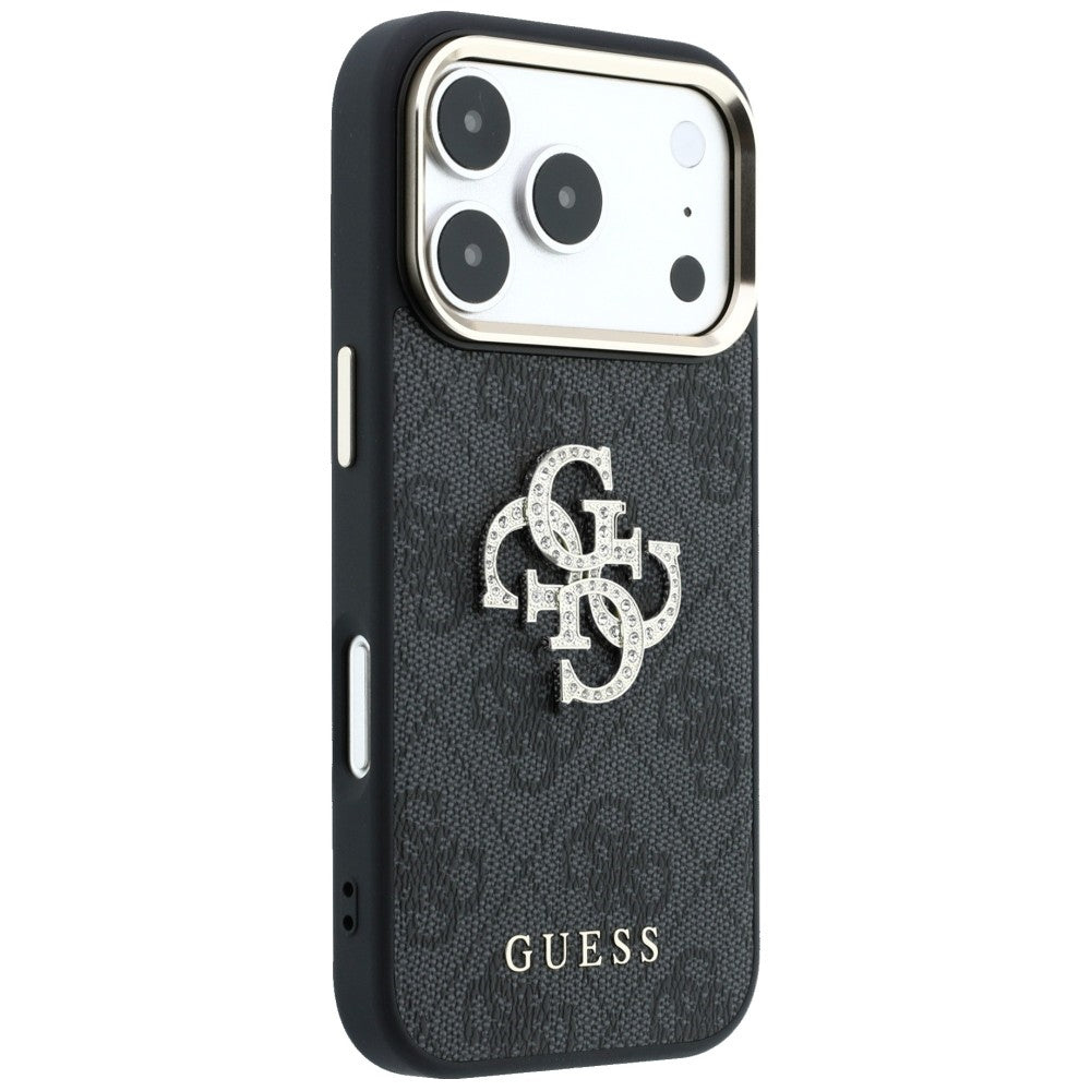 Husă Guess Hardcase 4G Big Strass Logo pentru iPhone 17 Pro Max – negru — imagine 4