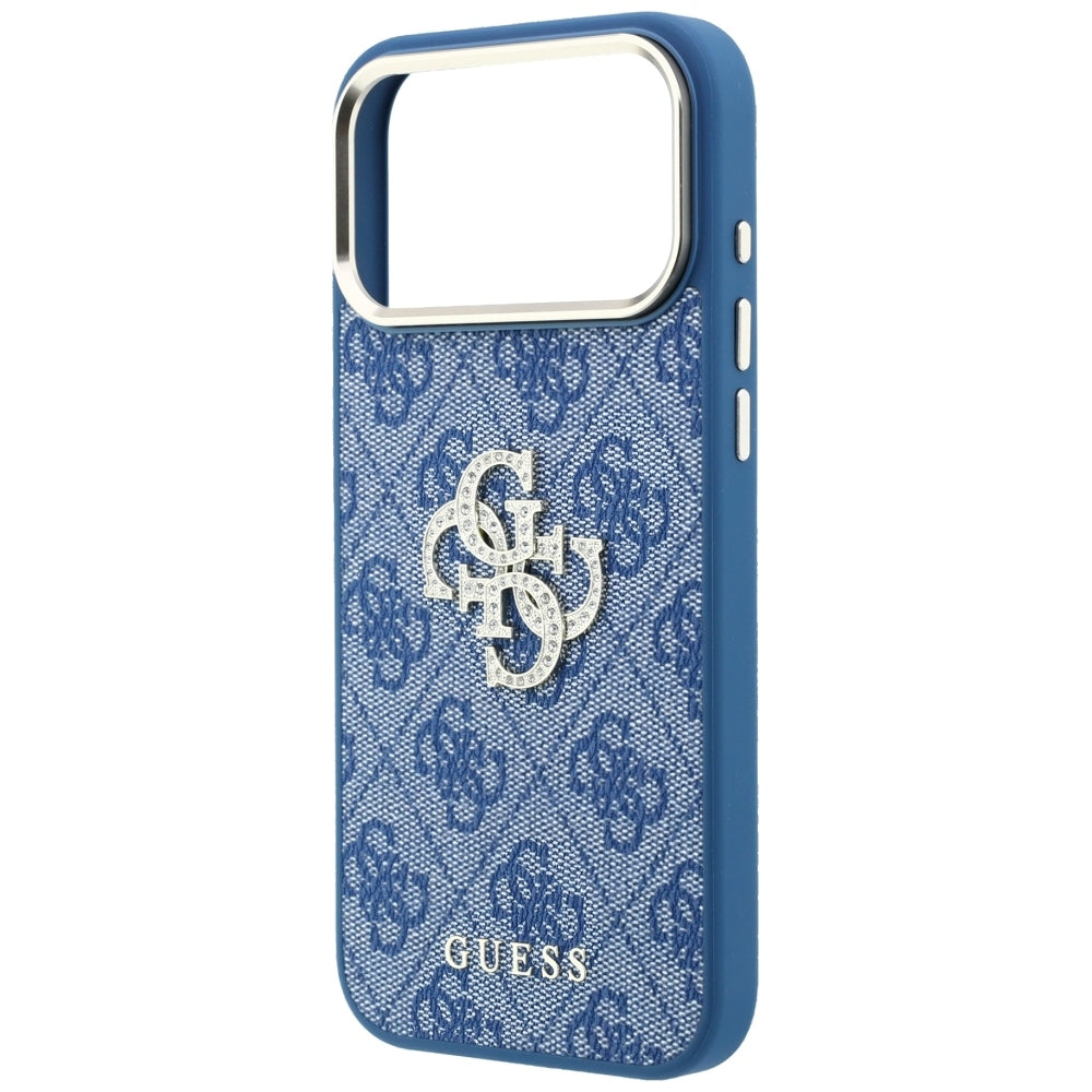 Husă Guess Hardcase 4G Big Strass Logo pentru iPhone 17 Pro Max – albastru — imagine 5