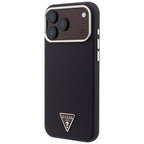 Husă Guess Kevlar Triangle Logo MagSafe pentru iPhone 17 Pro Max – burgundy — imagine 2