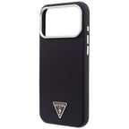 Husă Guess Kevlar Triangle Logo MagSafe pentru iPhone 17 Pro Max – burgundy — imagine 5