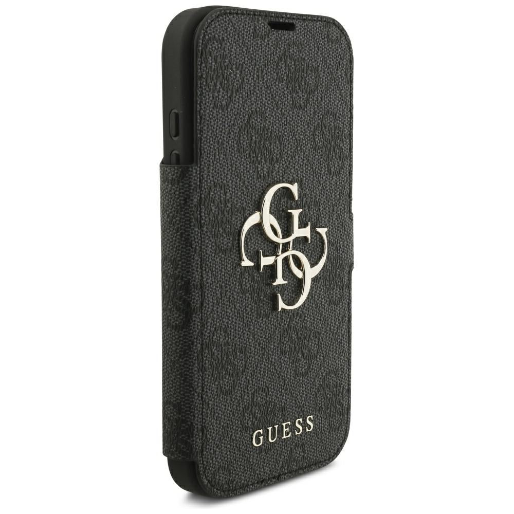 Husă Guess Book 4G Metal Logo pentru iPhone 17 Pro Max – negru (GUBKP18X4GMGGR) — imagine 5