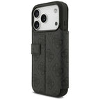 Husă Guess Book 4G Metal Logo pentru iPhone 17 Pro Max – negru (GUBKP18X4GMGGR) — imagine 6