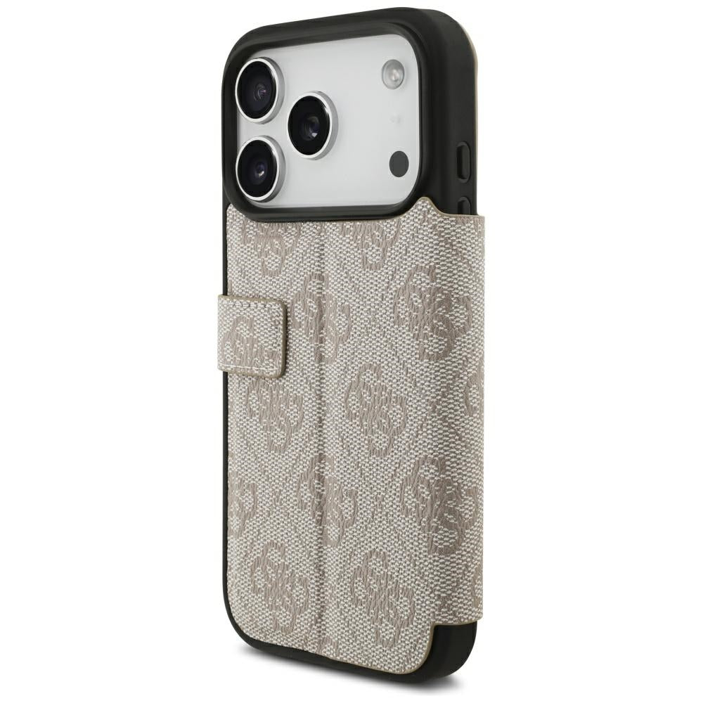 Husă Guess Book 4G Metal Logo pentru iPhone 17 Pro Max – roz (GUBKP18X4GMGPI) — imagine 6