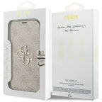 Husă Guess Book 4G Metal Logo pentru iPhone 17 Pro Max – roz (GUBKP18X4GMGPI) — imagine 7