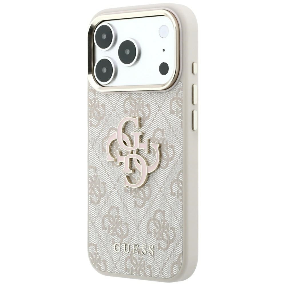 Husă Guess Hardcase 4G Big Resin Logo pentru iPhone 17 Pro Max – roz — imagine 2