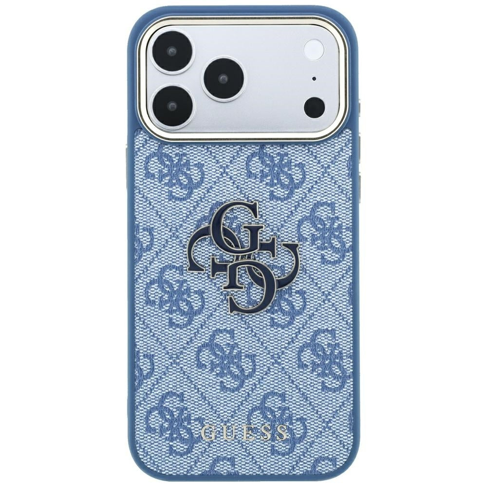 Husă Guess Hardcase 4G Big Resin Logo pentru iPhone 17 Pro Max – albastru — imagine 2