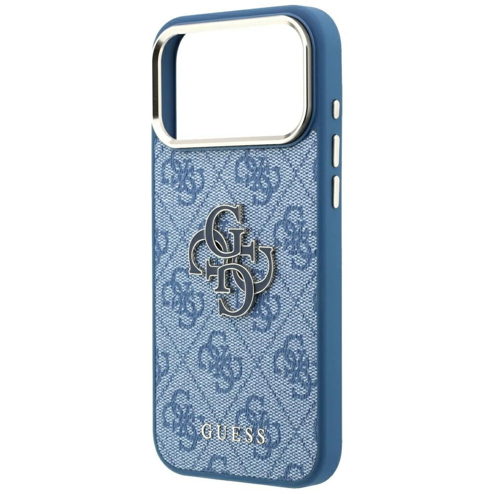 Husă Guess Hardcase 4G Big Resin Logo pentru iPhone 17 Pro Max – albastru — imagine 5