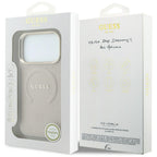 Husă Guess Saffiano Peony & Ring MagSafe pentru iPhone 17 Pro Max – roz — imagine 7