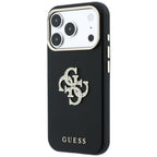 Husă Guess Smooth Big Strass Logo pentru iPhone 17 Pro Max – negru — imagine 4