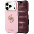Husă Guess Smooth Big Strass Logo pentru iPhone 17 Pro Max – roz — imagine 1