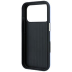 Husă Guess Grained Leather and Big Resin Logo pentru iPhone 17 Pro Max – albastru deschis — imagine 7