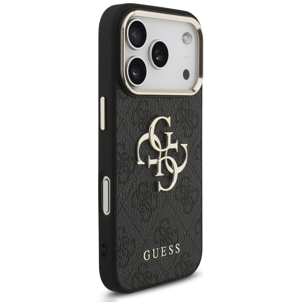 Husă Guess Hardcase 4G Classic Logo with Strap pentru iPhone 17 Pro Max – negru (GUHCP18XP4GMGSCK) — imagine 2