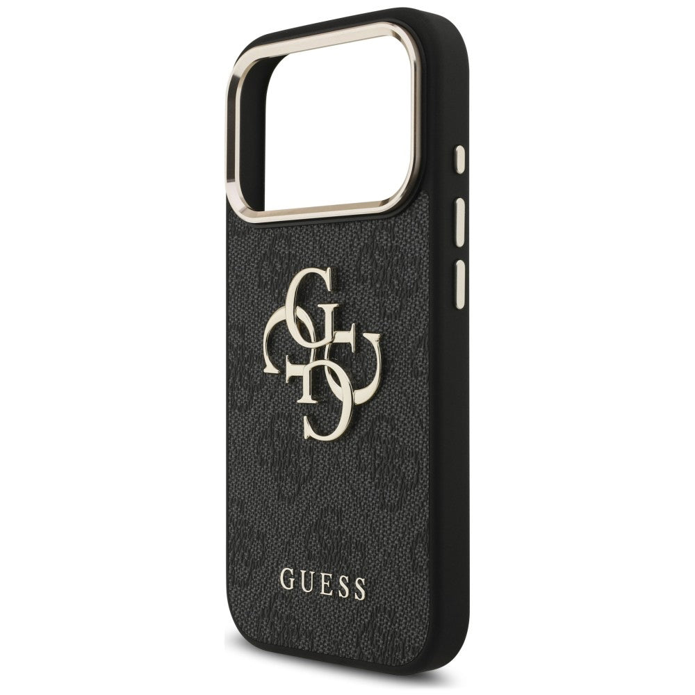 Husă Guess Hardcase 4G Classic Logo with Strap pentru iPhone 17 Pro Max – negru (GUHCP18XP4GMGSCK) — imagine 4