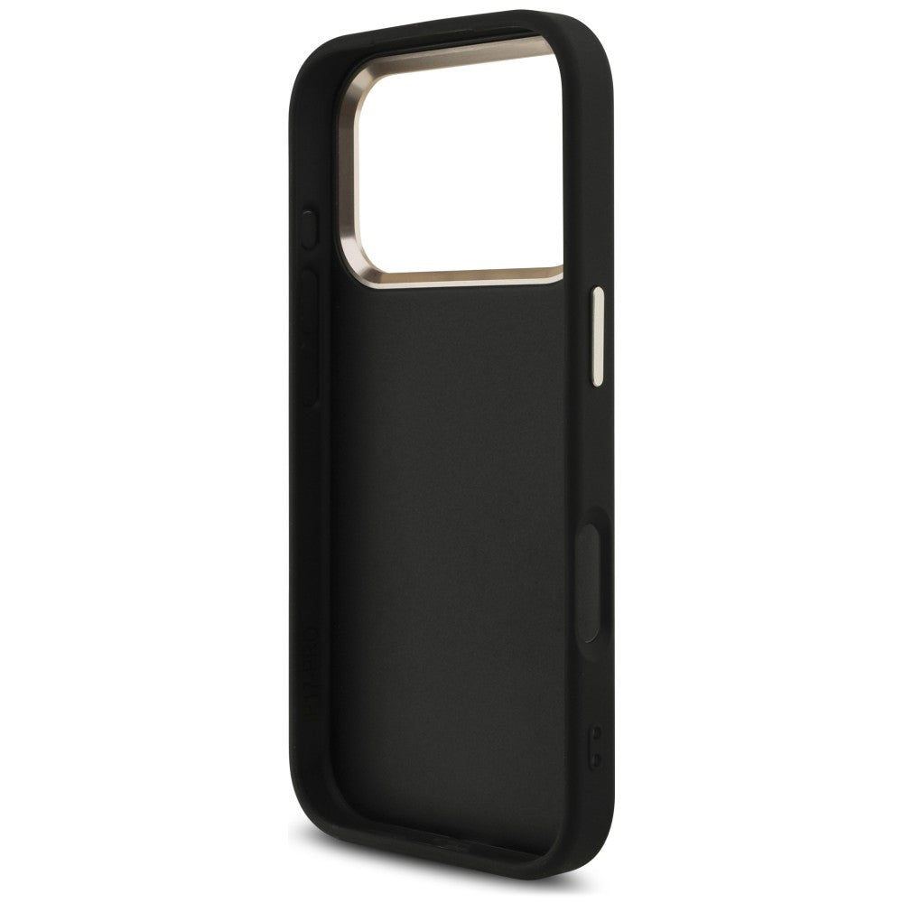 Husă Guess Hardcase 4G Classic Logo with Strap pentru iPhone 17 Pro Max – negru (GUHCP18XP4GMGSCK) — imagine 5