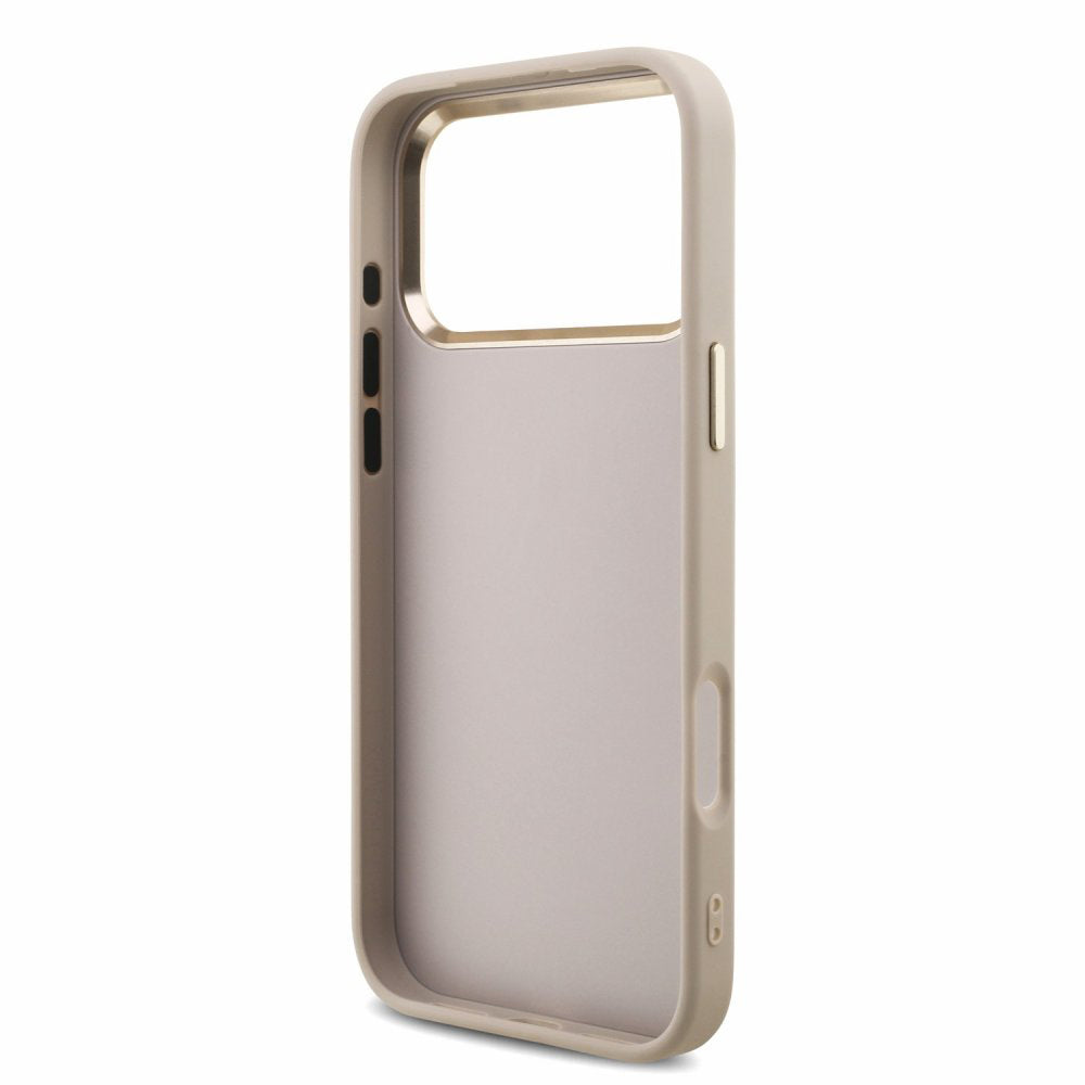 Husă Guess Hardcase 4G Classic Logo with Strap pentru iPhone 17 Pro Max – roz (GUHCP18XP4GMGSCP) — imagine 5