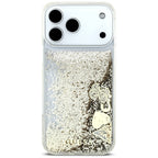 Husă Guess Liquid Glitter Charms pentru iPhone 17 Pro Max – auriu (GUHCP18XGLHFLGO) — imagine 3