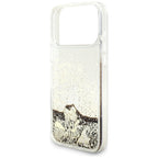 Husă Guess Liquid Glitter Charms pentru iPhone 17 Pro Max – auriu (GUHCP18XGLHFLGO) — imagine 5