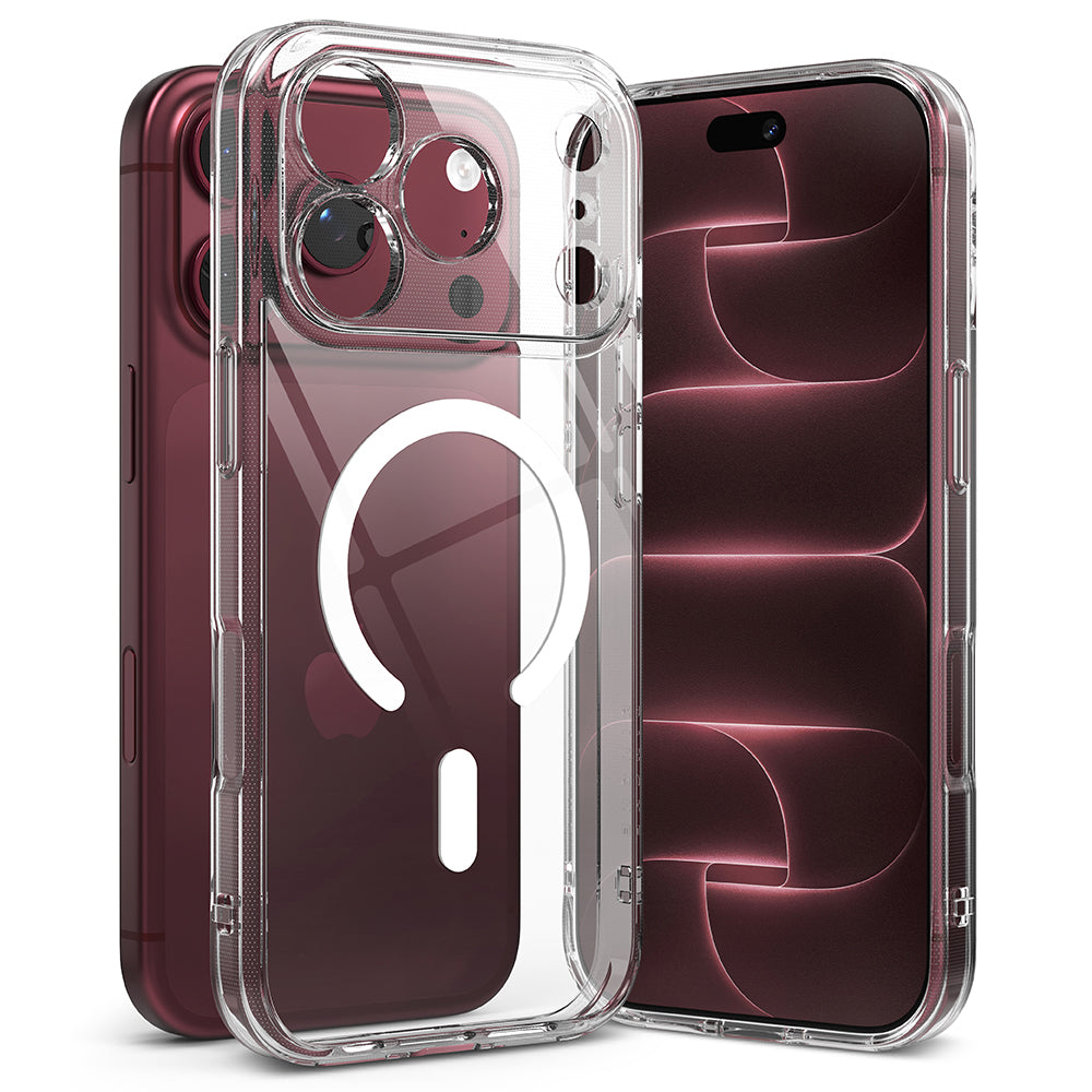 Ringke Fusion MagSafe iPhone 18 Pro / 17 Pro Clear – carcasă transparentă și telefon
