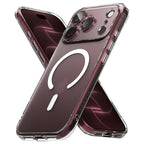 Ringke Fusion MagSafe iPhone 18 Pro / 17 Pro Matte Clear – vedere oblică