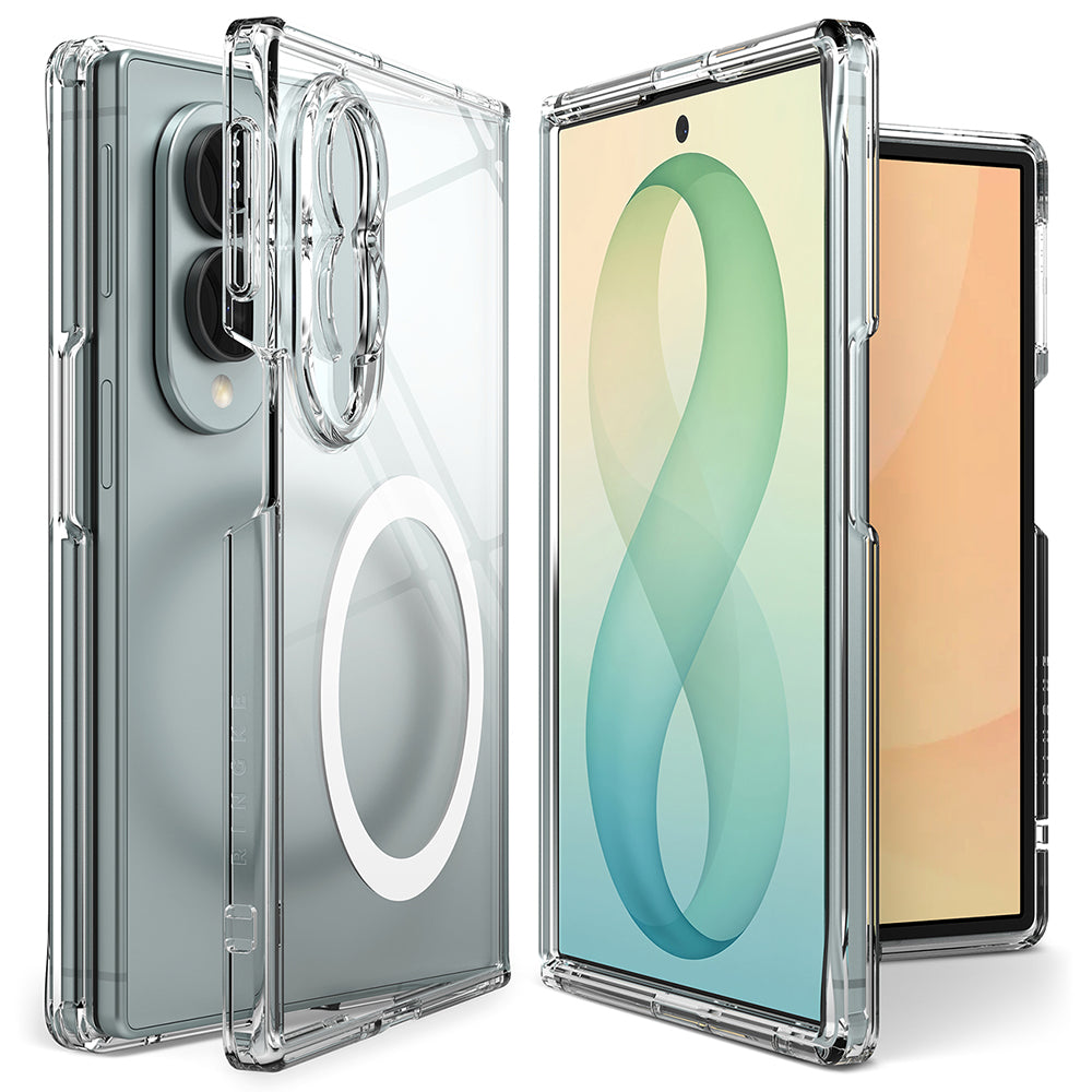 Ringke Fusion MagSafe Galaxy Z Fold8 – rama frontală și carcasa transparentă