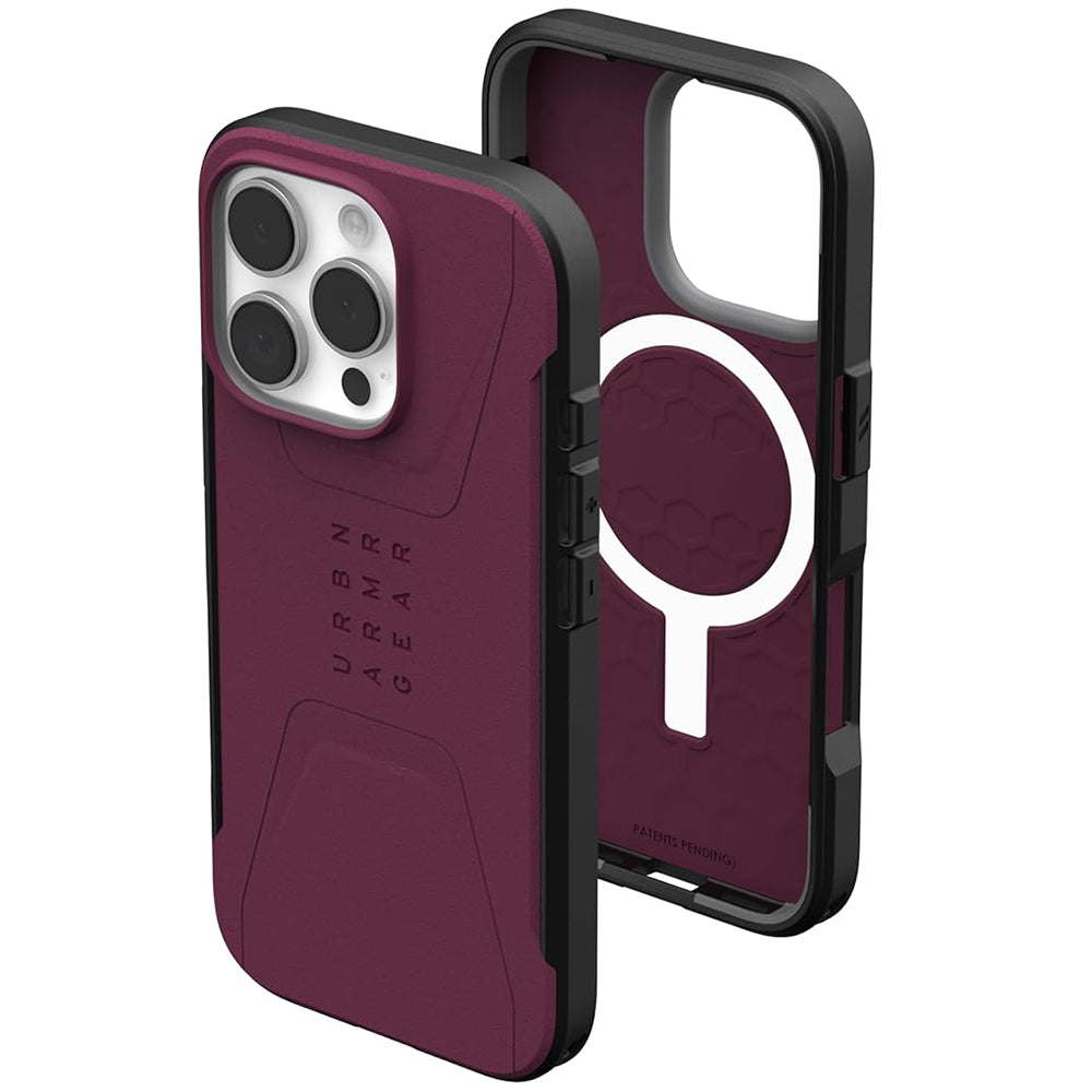 UAG - Civilian MagSafe - iPhone 16 Pro - Bordeaux