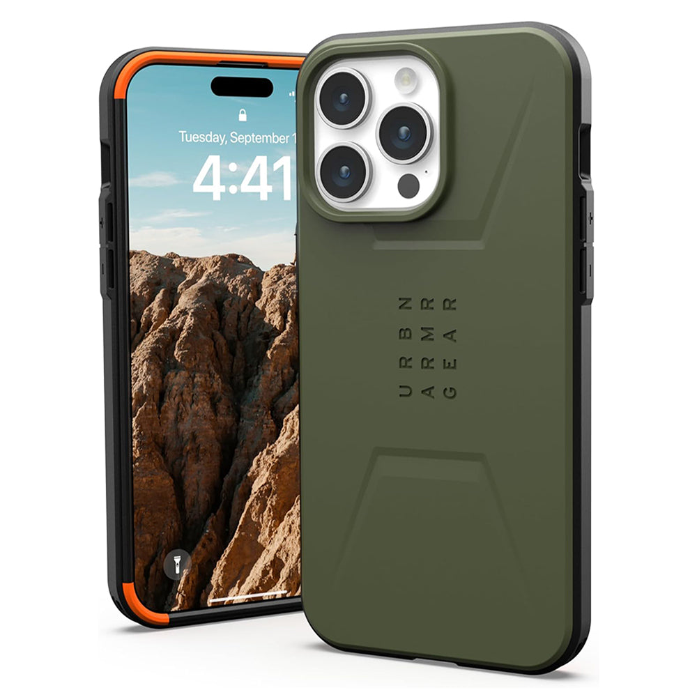 UAG - Civilian MagSafe - iPhone 15 Pro - Olive Drab