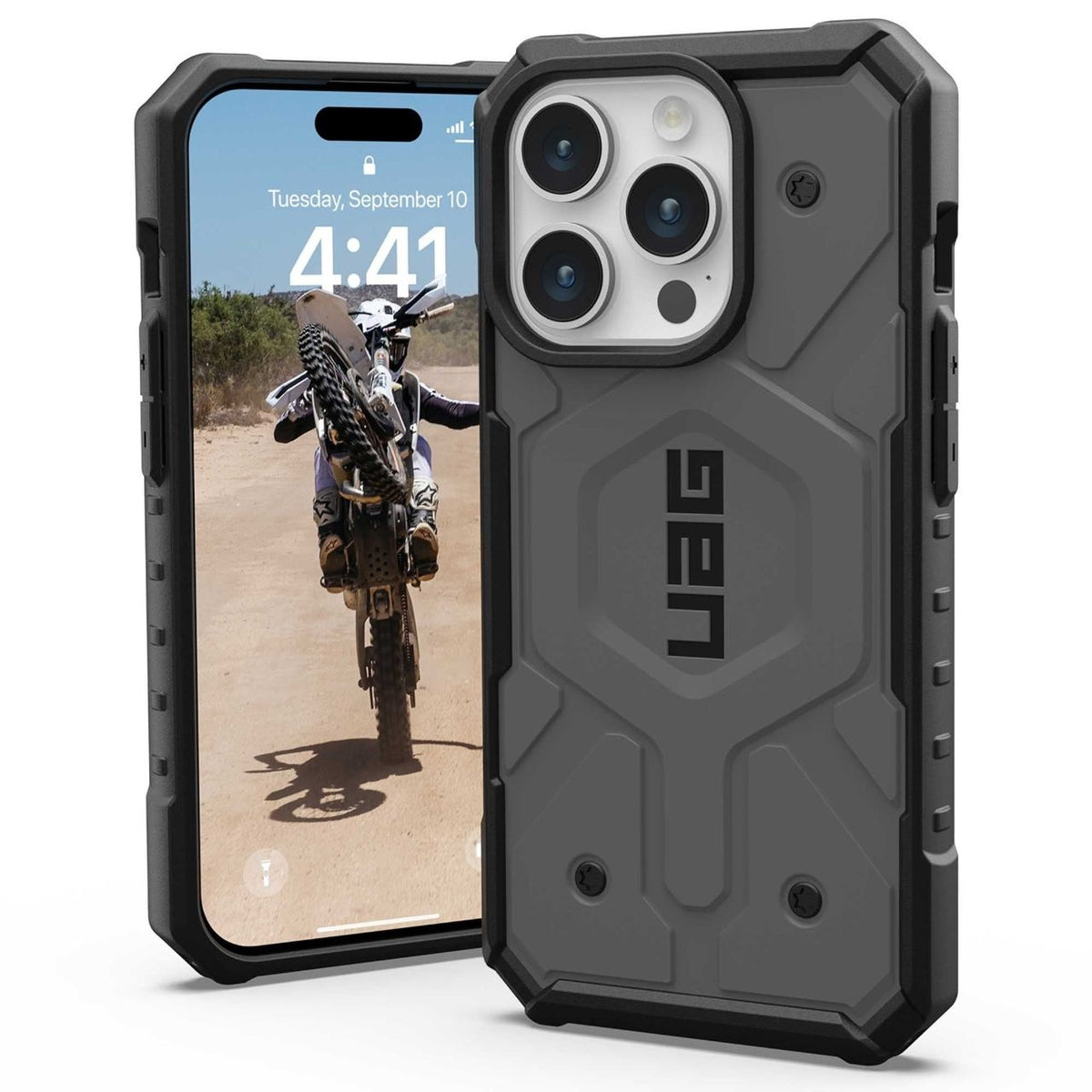 UAG - Pathfinder MagSafe - iPhone 15 Pro Max - Silver