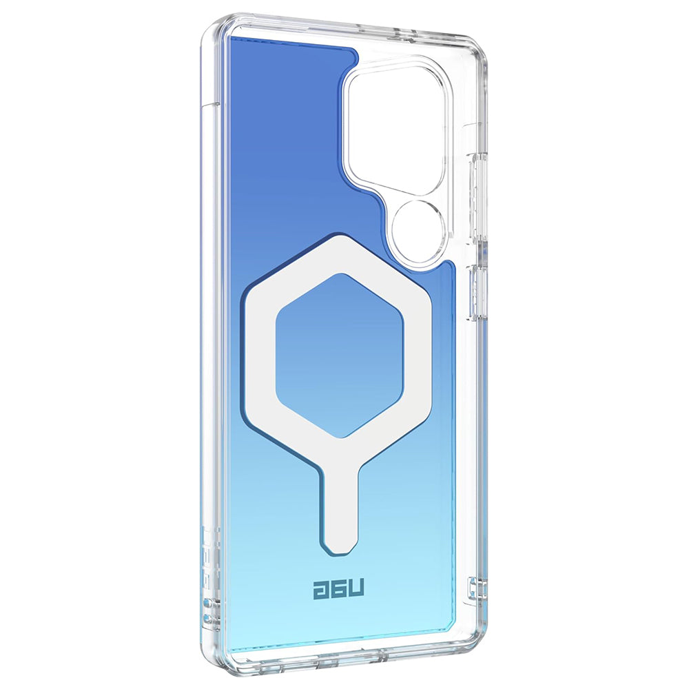 UAG Plyo Pro Blue Ombré Galaxy S25 Ultra – interior și modul magnetic argintiu