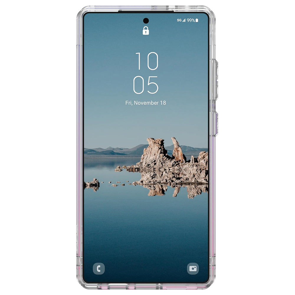 UAG Plyo Pro Purple Pink Ombré Galaxy S25 Ultra – vedere frontală