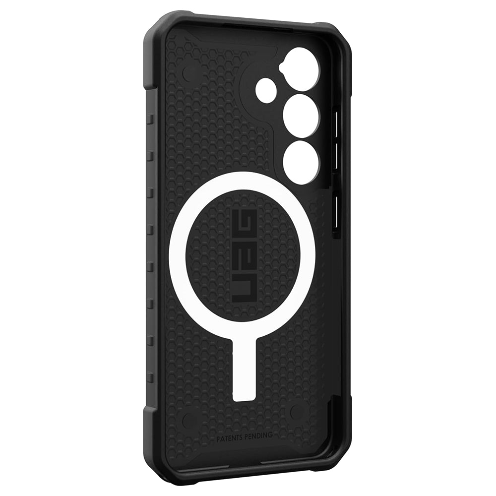 UAG Pathfinder MagSafe Black Galaxy S25 – interior hexagonal și inel magnetic integrat