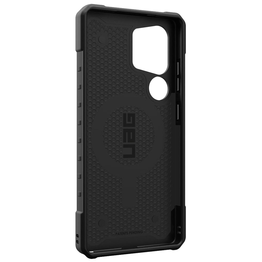 UAG Pathfinder Black Galaxy S25 Ultra – interior hexagonal fără inel magnetic vizibil