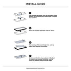 Folie de sticlă UAG Glass Shield pentru iPhone Air – ramă neagră – imagine 7 din 7