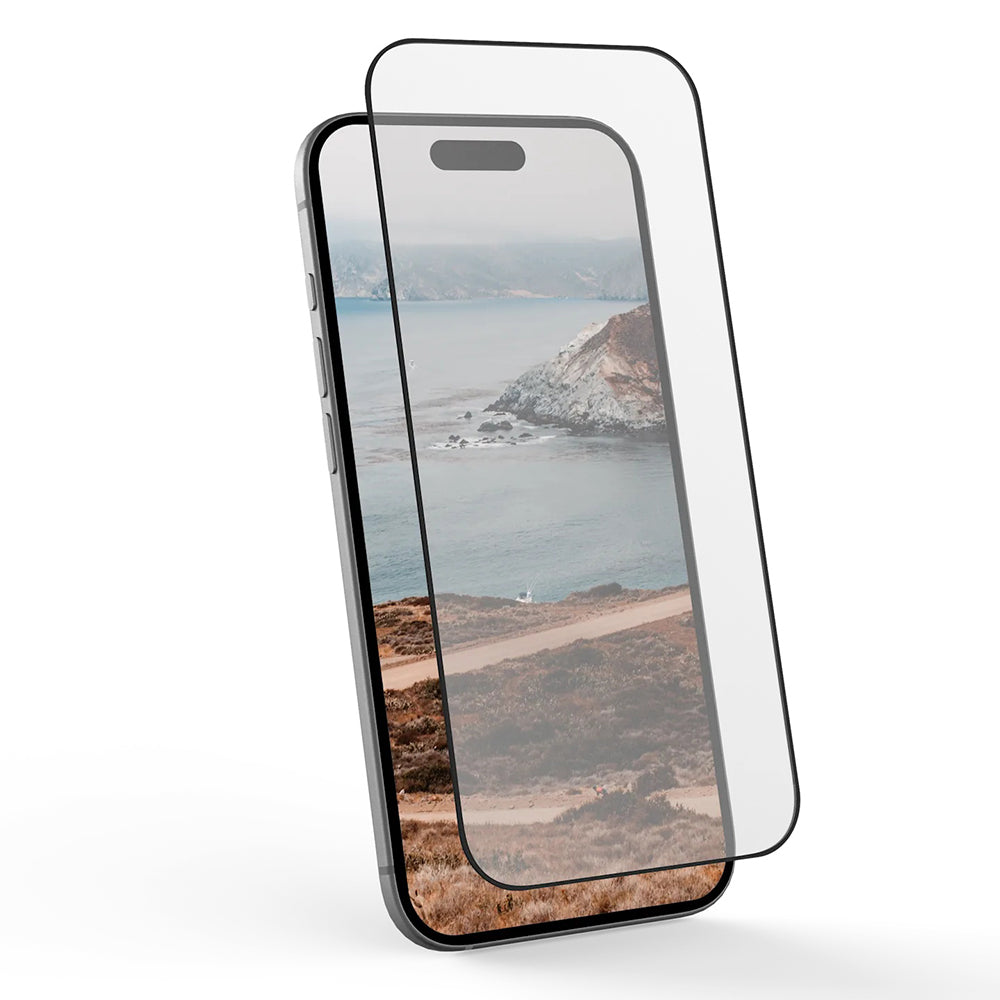 Folie de sticlă UAG Glass Shield pentru iPhone Air – ramă neagră – imagine 1 din 7