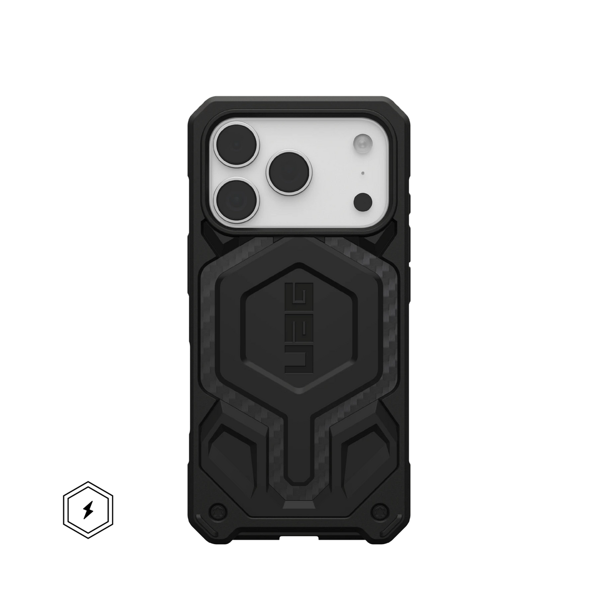 UAG Monarch Pro Carbon Fiber iPhone 17 Pro – vedere din spate
