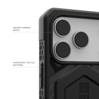 UAG Monarch Pro Carbon Fiber iPhone 17 Pro – contur ridicat al camerei și butoane