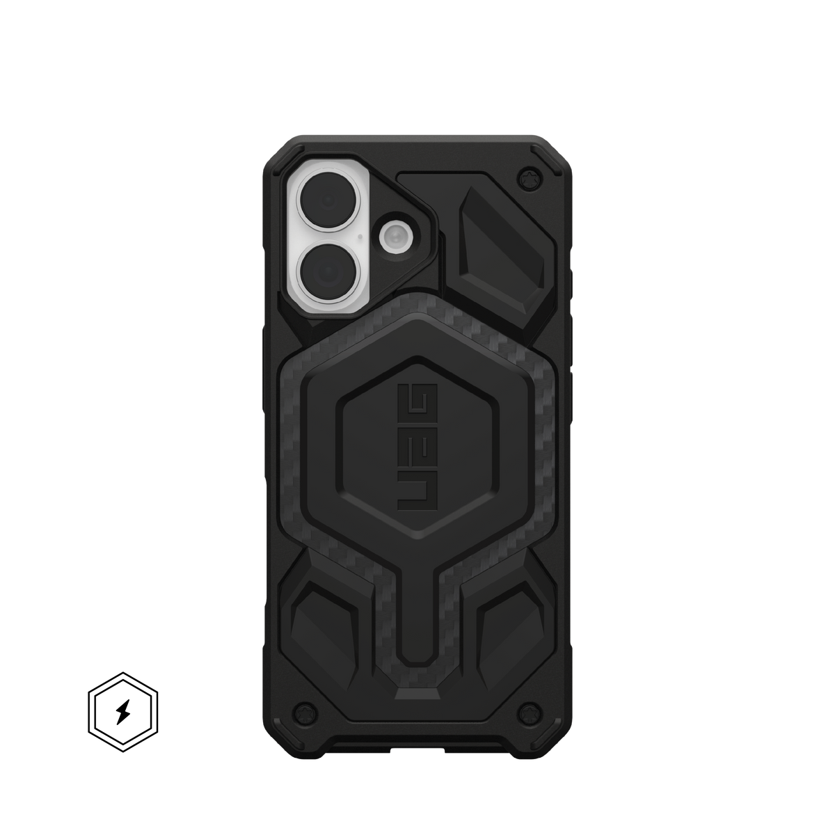 UAG Monarch Pro Carbon Fiber iPhone 17 – vedere din spate