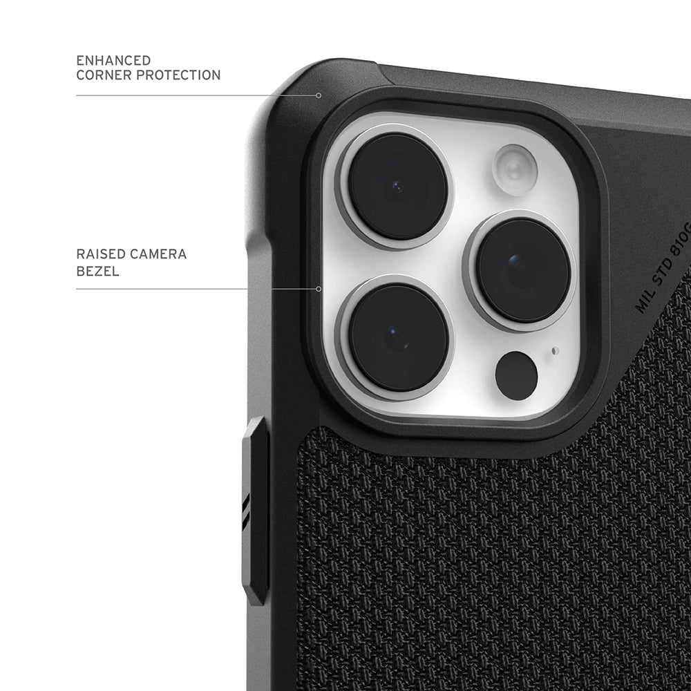 Husă UAG Metropolis LT MagSafe pentru iPhone 17 Pro Max – negru Kevlar – imagine 4 din 7