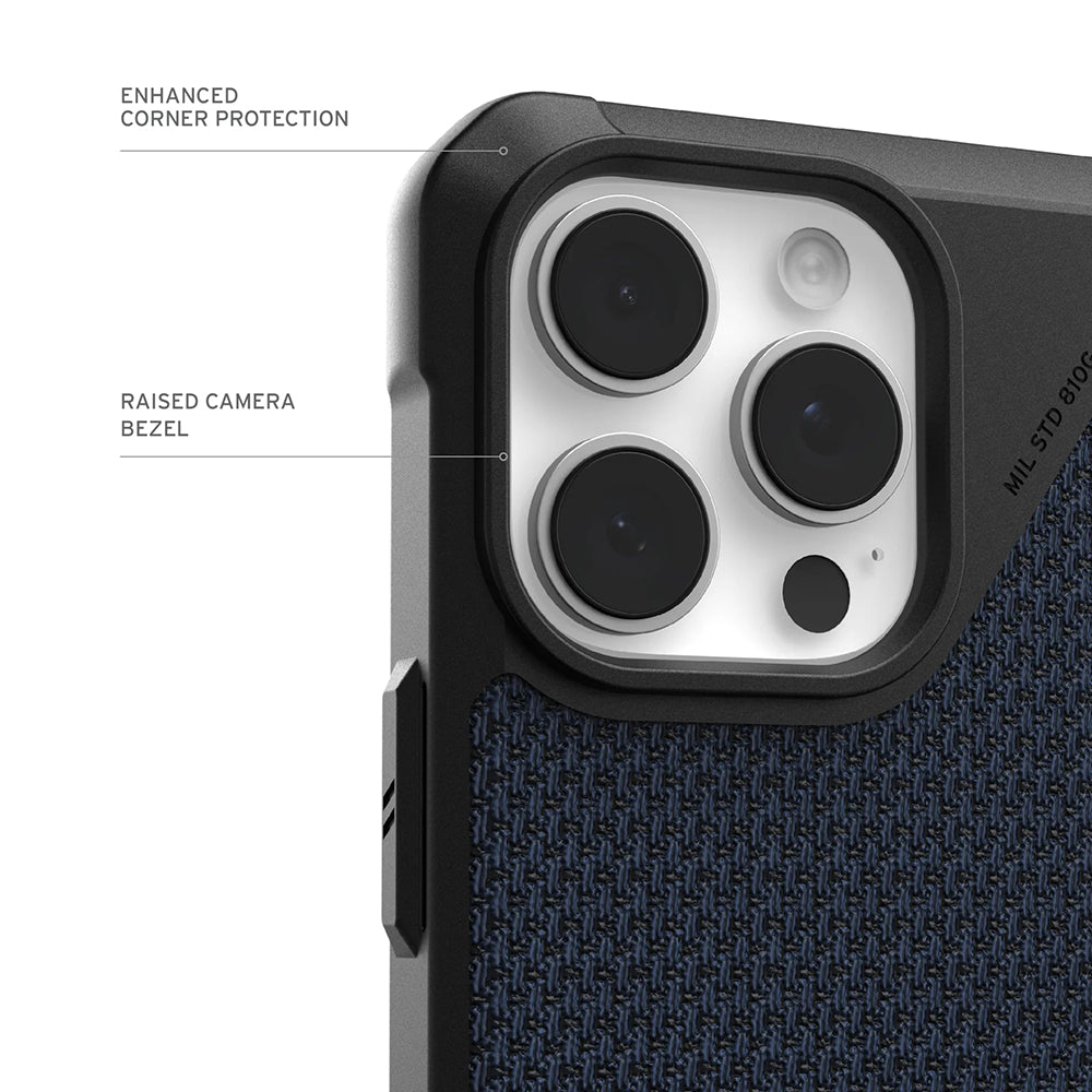 Husă UAG Metropolis LT MagSafe pentru iPhone 18 Pro Max / 17 Pro Max – albastru Mallard Kevlar – imagine 3 din 7