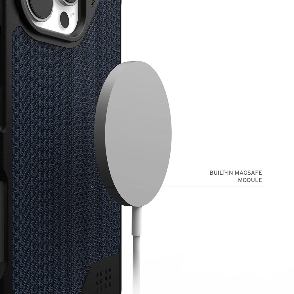 Husă UAG Metropolis LT MagSafe pentru iPhone 18 Pro Max / 17 Pro Max – albastru Mallard Kevlar – imagine 5 din 7