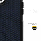 Husă UAG Metropolis LT MagSafe pentru iPhone 18 Pro Max / 17 Pro Max – albastru Mallard Kevlar – imagine 6 din 7