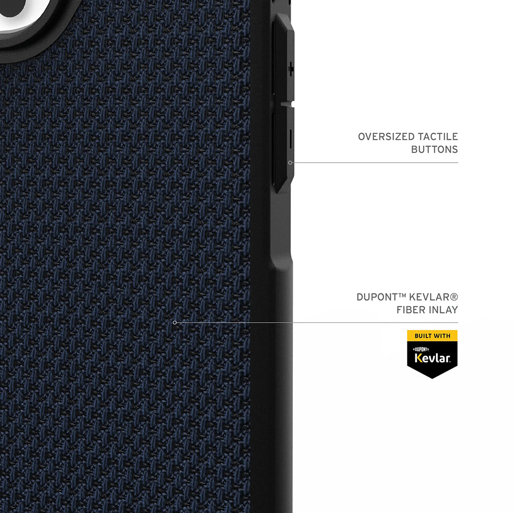 Husă UAG Metropolis LT MagSafe pentru iPhone 18 Pro Max / 17 Pro Max – albastru Mallard Kevlar – imagine 6 din 7