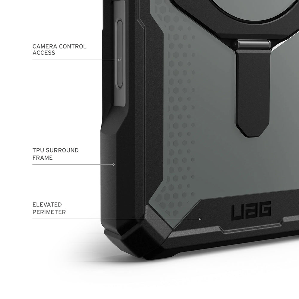 Husă UAG Plasma XTE MagSafe pentru iPhone 17 Pro Max – negru / portocaliu – imagine 5 din 7