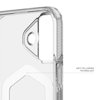 UAG Plyo iPhone 17 – detaliu al tehnologiei anti-îngălbenire