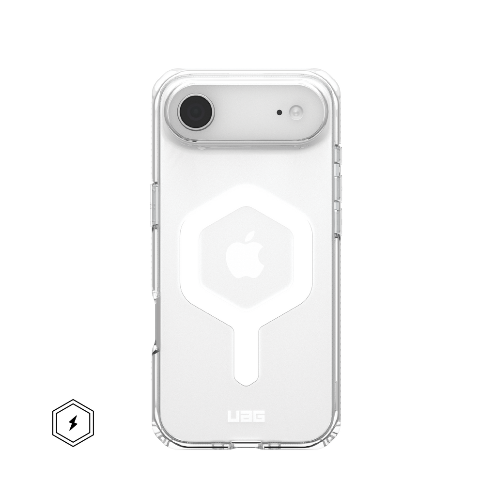 Husă UAG Plyo MagSafe iPhone Air Ice White – vedere din spate